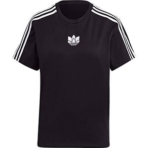 adidas Loose Tee T-shirt voor dames, Zwart, 46 NL