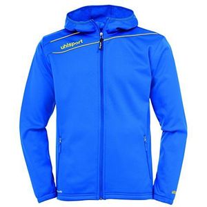 uhlsport Heren Stream 3.0 jas met capuchon, azuurblauw/maïsgeel, XL
