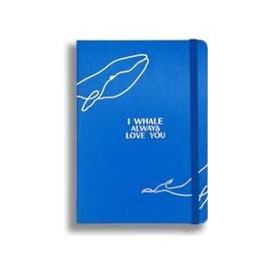 Imagicom Notitieboek Whale Midi gestreept 12 x 17 cm