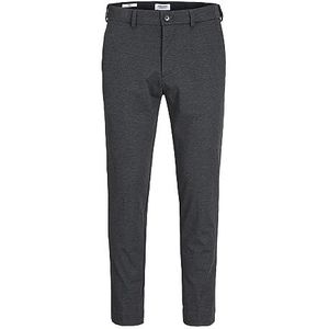 JACK & JONES Mannelijke chinobroek, slimfit, chinobroek, dark grey melange, 32W / 34L