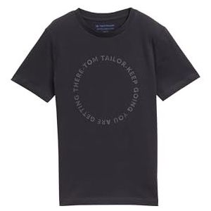 TOM TAILOR T-shirt voor jongens, 29476 - Coal Grey, 140