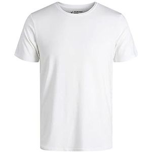 JACK & JONES Heren Jacbamboo Tee Onderhemd, wit, L
