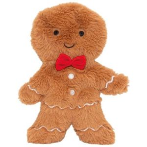 Warmwaterkruik knuffeldier 2-in-1 - plat pluche peperkoek baby en kind - warme en koude actie - magnetron droogwarmwaterkruik - keramische parels - geschikt voor alle leeftijden - PLIC Horizane Health