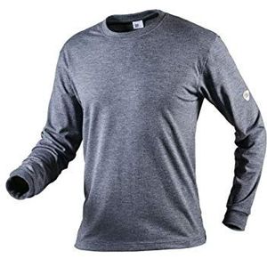 BP 2421 871 shirt met lange mouwen voor hem en haar 63% viscose, 34% aramide, 2% elastaan, 1% andere vezels blauwgrijs, maat M