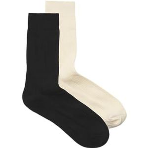 JACK & JONES Heren Jac Premium Socks 2 Pack Noos (2 stuks), zwart beauty, One size