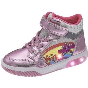 Chicco Sneakers met lichten en klittenbandsluiting, schoenen voor meisjes en jongens, Roze 2, 28 EU