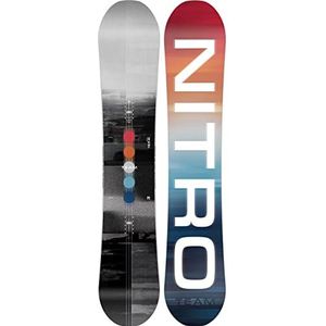 Nitro Snowboards Team Wide BRD '23, freestyleboard, directional twin, true camber, all-terrain, breed, voor grote voeten