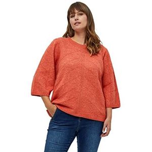 Peppercorn Lenore 3/4 mouw Pullover Curve | Oranje truien voor dames UK | Lente dames truien | Maat 24