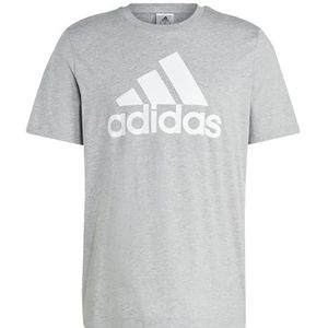 adidas M Bl Sj T T-shirt Heren Medium Grey Heather, 4XL, Medium grijs, 4XL