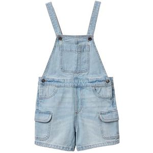 United Colors of Benetton Tuinbroek voor meisjes en jongens, Blauw, 170 cm