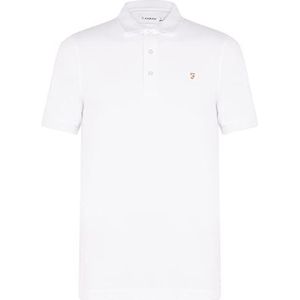 Farah Blanes poloshirt voor heren, Kleur: wit, L