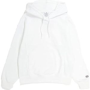 Champion Legacy Icons Tonal W-Spring Terry C-logo sweatshirt met capuchon voor dames, Wit, XL