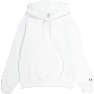 Champion Legacy Icons Tonal W-Spring Terry C-logo sweatshirt met capuchon voor dames, Wit, M