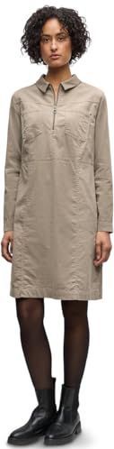 Street One - Corduroy Jurk - Beige - Dames - Met Rits