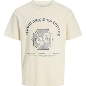 JACK & JONES Jormeadows Graphic Tee Ss Crew Neck, antiek wit., L