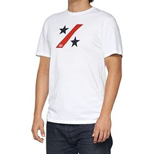 100% Alva T-shirt, wit M, reserveonderdelen unisex volwassenen, meerkleurig, eenheidsmaat