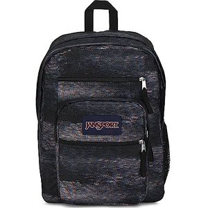 JanSport Big Student, Grote Rugzak, 54 L, 43 x 33 x 25 cm, 15in laptop compartment, Screen Static