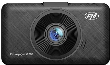 Auto DVR camera PNI Voyager S1700 4K UHD, 3 inch scherm, cyclische opname, parkeerbewaking, bewegingsdetectie, 12V/24V voeding