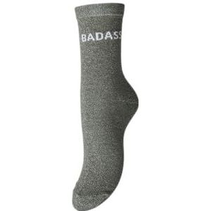 PIECES Pcsebby Long Glitter Statement Sock FC voor dames, diep lichen green, One size