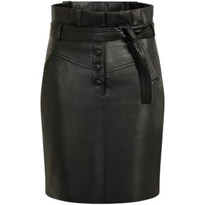 Morgan Semi-transparante Kanten Trui met Kant Zwart