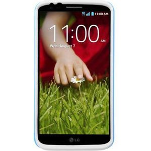 Melkco Kubalt Type Dubbellaags Hoesje voor LG Optimus G2 - Blauw/Wit