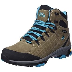 Brütting Mount Trish High Cross-hardloopschoen voor dames, bruin/turquoise, 40 EU