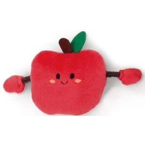 Mini MagNICI Appel 6 cm rood - Knuffel met magneet - magnetisch dier voor koelkast, schoolbord, metaal en nog veel meer, geweldig geschenkidee