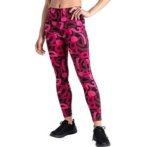 Dare 2b Invloedrijke strakke broek voor dames, Puur Roze Graffiti, 34