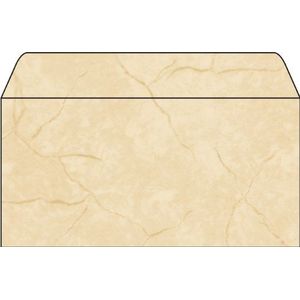 SIGEL DU185 enveloppen graniet beige, DIN lang, 50 stuks, rubber