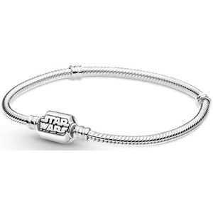 Pandora, Pandora Moments Star Wars Snake Chain Clasp Bracelet, Size 17
