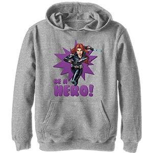 Marvel Be A Hero Hoodie voor kinderen, uniseks, Sportief Heather, L