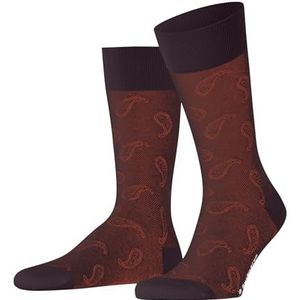 Burlington - Heren Sokken - Rood - Paisley - Katoen - 1 Paar