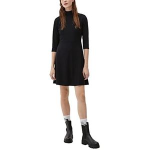 Q/S by s.Oliver dames jurken kort, zwart, XL
