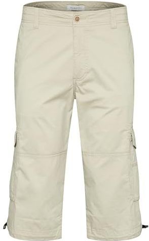 Bermuda - Ecru - Elastisch Katoen - Regular Fit