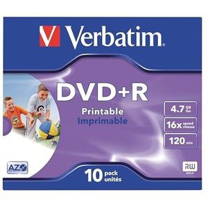 Verbatim DVD onbewerkt Spindel. 10 Stuk