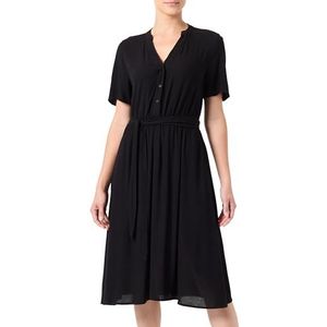 Vila Dames Vimoashly S/S Midi Dress-Noos jurk, zwart beauty, 44
