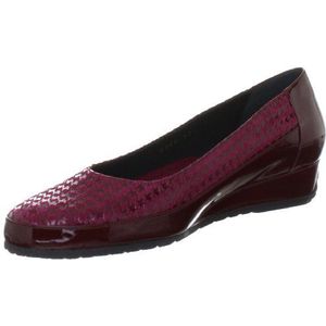 Bagnoli 941165 dames ballerina's, Rood Bordeaux 41, 41 EU