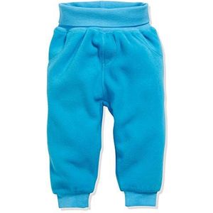 Schnizler Uniseks baby-pompbroek fleece met gebreide tailleband joggingbroek, Turquoise (Aquabau 23), 56 cm