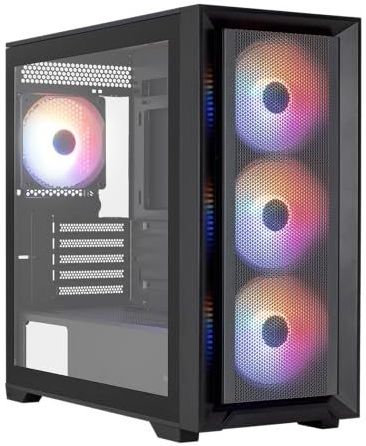 Aerocool - Tern Mini - Pc-behuizing - Zwart - Gehard Glas