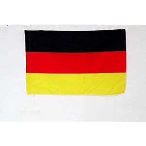 Nationale Racevlag Duitsland 90x60cm - Steward's vlag 60 x 90 cm Hoes voor vlaggenmast - AZ FLAG