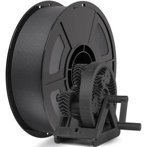 3D-printer filament koolstofvezel PETG filament, IEMAI PETG Filament 1,75 mm, PETG Filament Gevuld 20% Koolstofvezel, 3D Printing Filament 1 kg Spoel Mat Zwart
