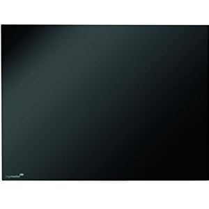 Legamaster 7-104643 glazen board Colour, glazen magneetbord, 80 x 60 cm, zwart