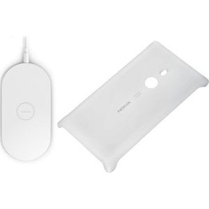 Nokia Wireless oplaadkit met Charging Plate oplader, speciale hoes voor Lumia 925 wit