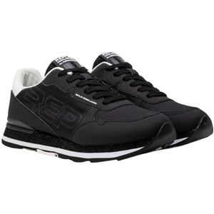 Replay Arthur Rep 1 Sneakers voor heren, 008, zwart-wit., 44 EU