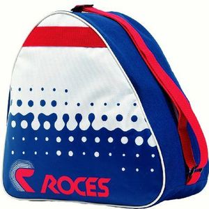 Roces Schaatstas Retro Club Bag om mee te nemen, wit blauw rood, één maat