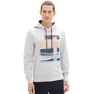 TOM TAILOR Sweater heren 1035559,15398 - Light Stone Grey Melange,XL