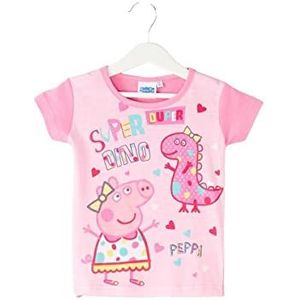 Disney T-shirt Peppa Pig voor 2 tot 6 jaar, meisjes, roze, 3