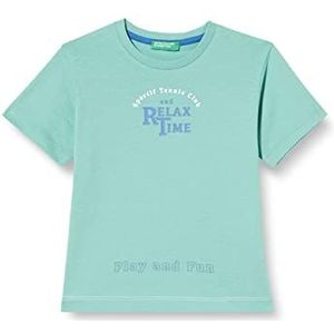 United Colors of Benetton T-shirt voor kinderen en jongens, groen 11n, 5 jaar