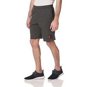 Champion Graphic Powerblend fleece shorts voor heren, donkergrijs, S