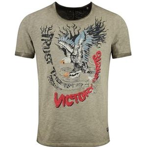 KEYLARGO Mt Process Round T-shirt voor heren, Mil.green (1502), M